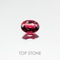 レッドスピネル タンザニア産 ルース 0.17ct[20073936]4.1×2.9mm前後