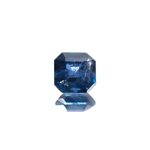 ガーナイト(宝石名 含コバルト・ガーナイト) ナイジェリア産 ソ付(彩珠) 0.406ct / 3.8x3.7mm前後 [260411553]