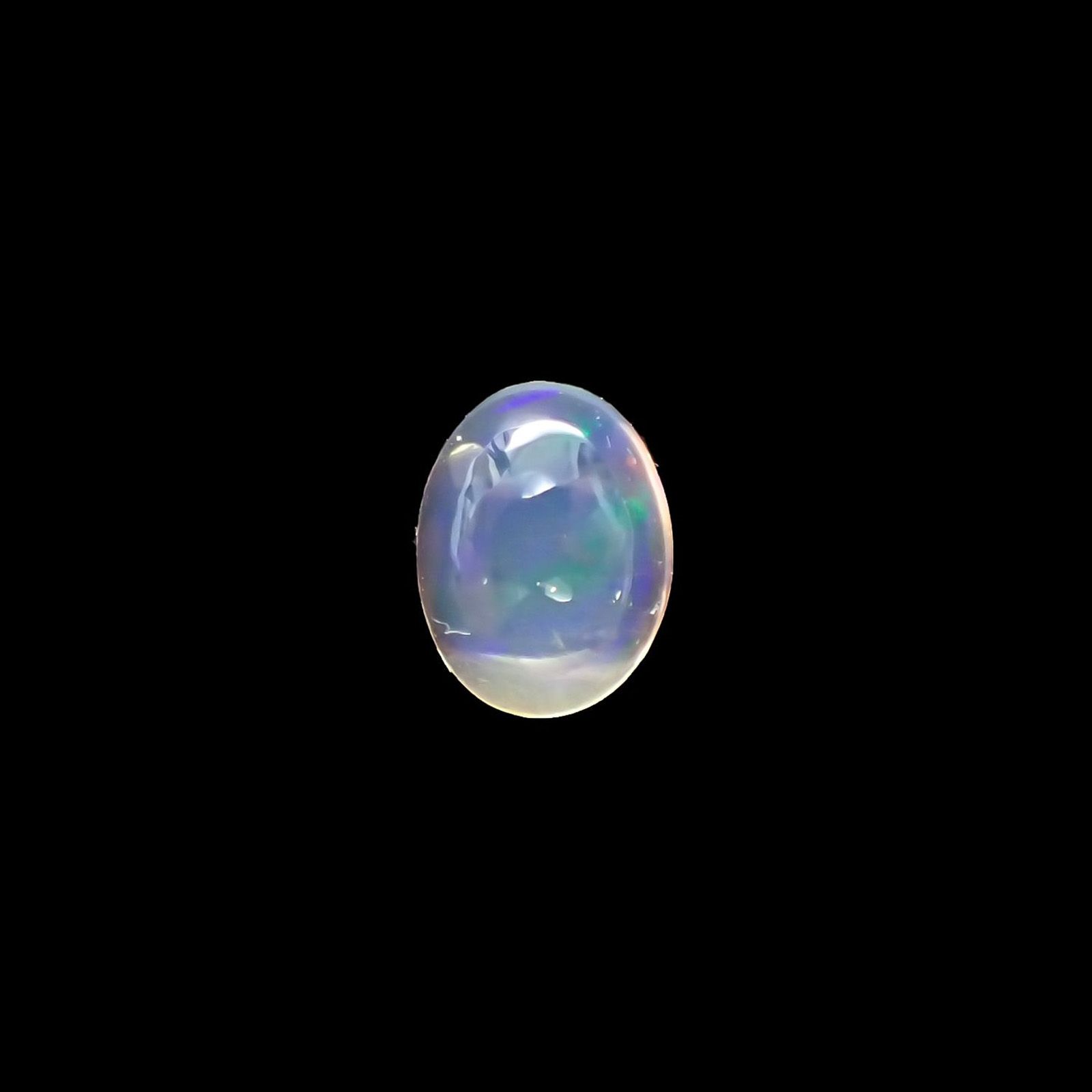 メキシコオパール(宝石名オパール) メキシコ産 ソ付(彩珠) 1.756ct / 8.8x6.6mm前後 [210712136]