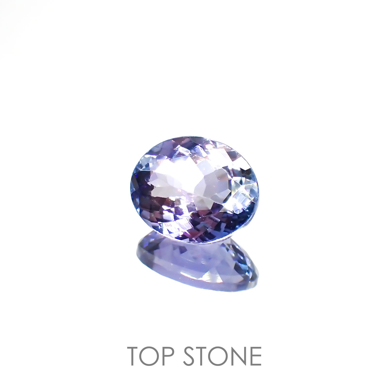 パーティカラータンザナイト(宝石名パーティカラード・ゾイサイト) タンザニア産 2.757ct ソ付(彩珠)[210912647]10×8mm前後