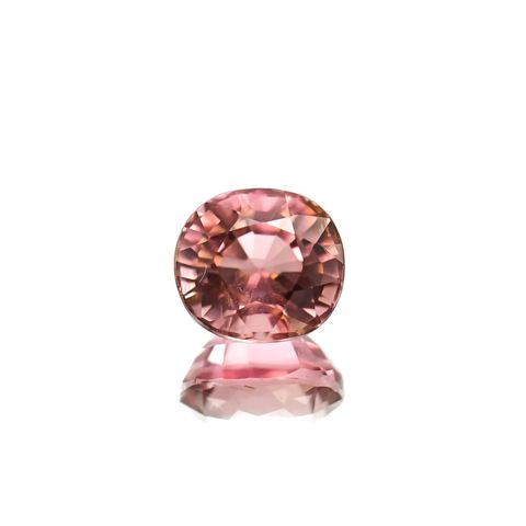 ローズピンクトルマリン(宝石名ピンク・トルマリン)ブラジル/アフリカ産 1.43ct 識別済[230120083]6.8x6.4mm前後