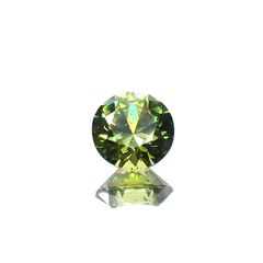 デマントイドガーネット(宝石名デマントイド・ガーネット)ロシア産 0.57ct 識別済[221119169]4.9x5mm前後