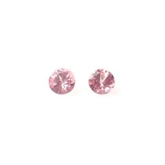 ◇ペアセット◇ピンクスピネル タンザニア産 0.46ct(2pcs合計) [250730790]3.6x3.5mm前後