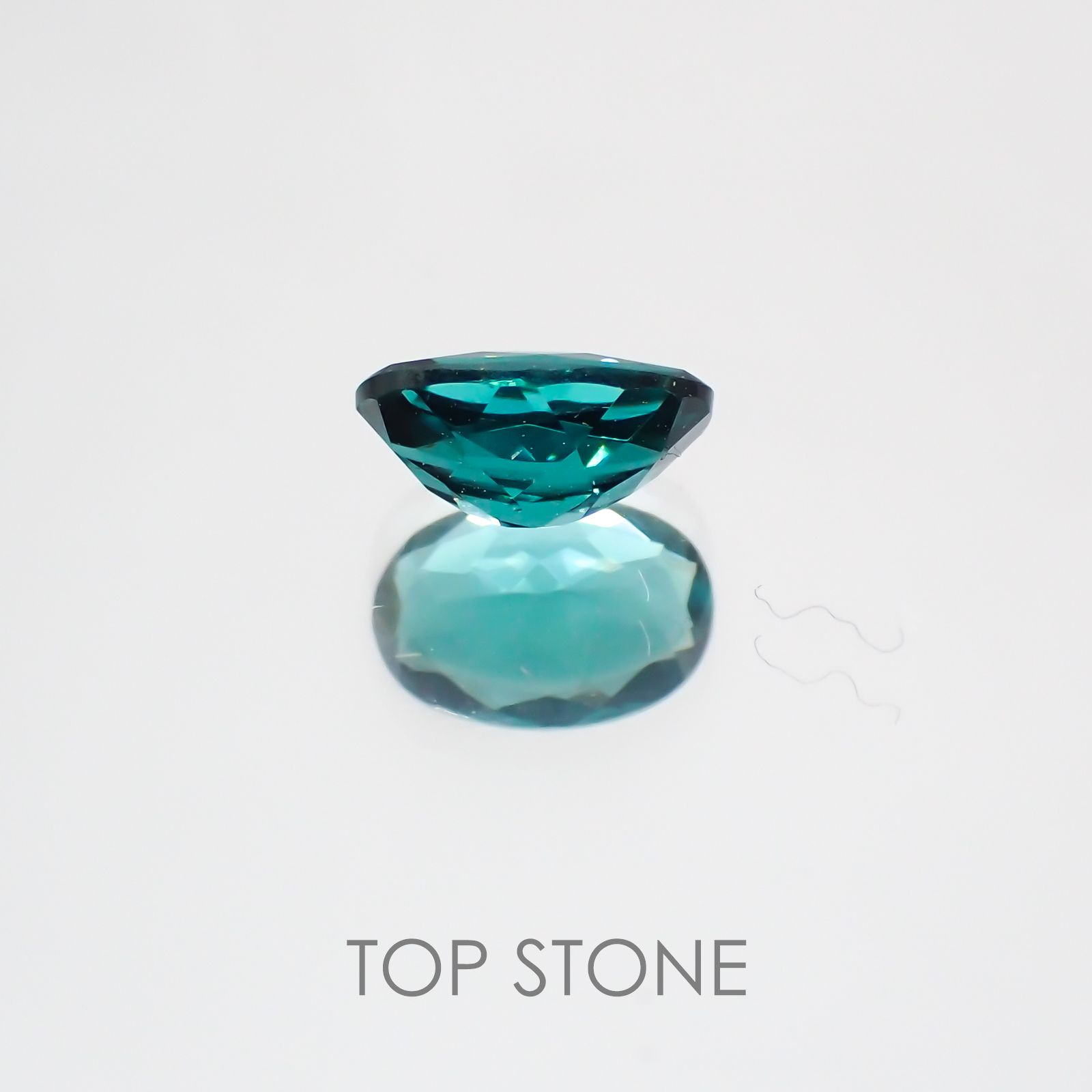 ブルートルマリン ブラジル産 ルース 0.46ct[21029723]6.1×4.2mm前後