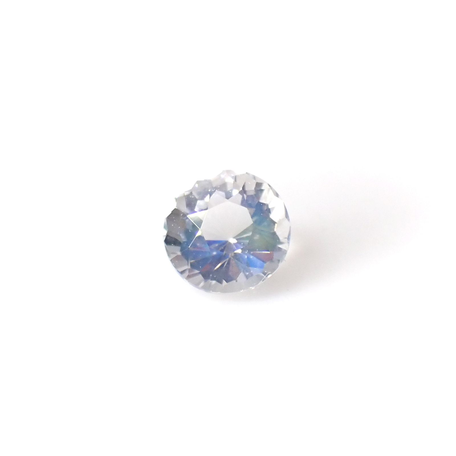 レインボームーンストーン ザンビア産 0.33ct[240326918]4.5x4.4mm前後