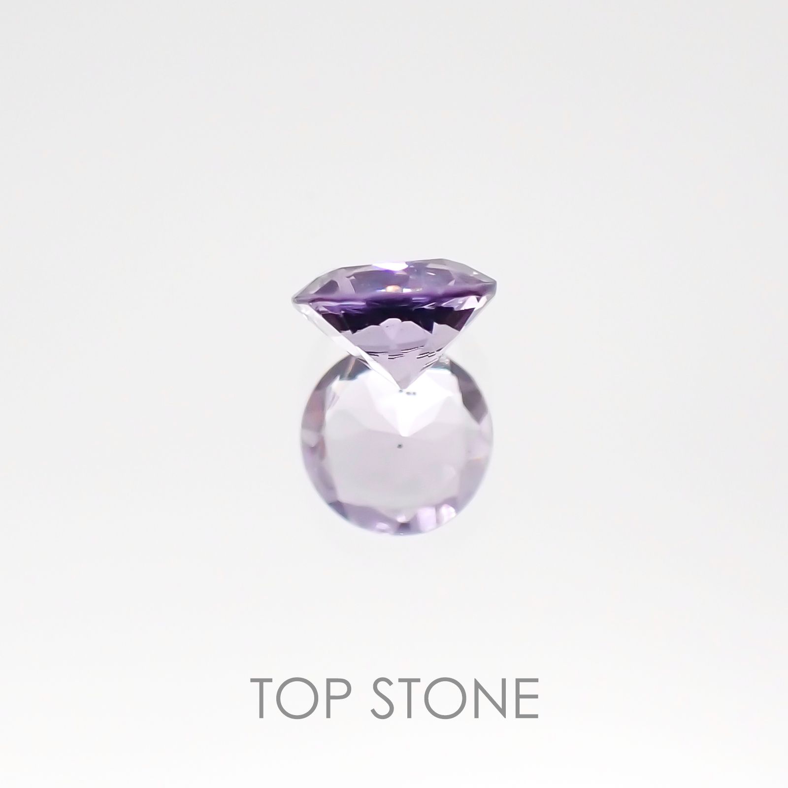 マリアライト(宝石名パープル・スキャポライト) スリランカ産 0.19ct 識別済[20106649]3.9×3.9mm前後