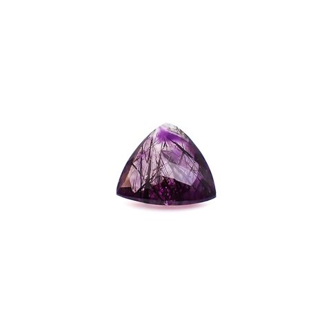 アメジストエレスチャル ブラジル産 8.97ct / 15.9x16.3mm前後 [260933027]