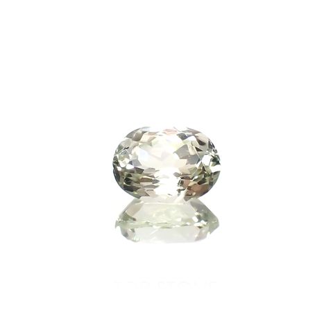 シリマナイト(宝石名シリマナイト)インド産 識別済 1.54ct / 8.1x6.2mm前後 [260618464]