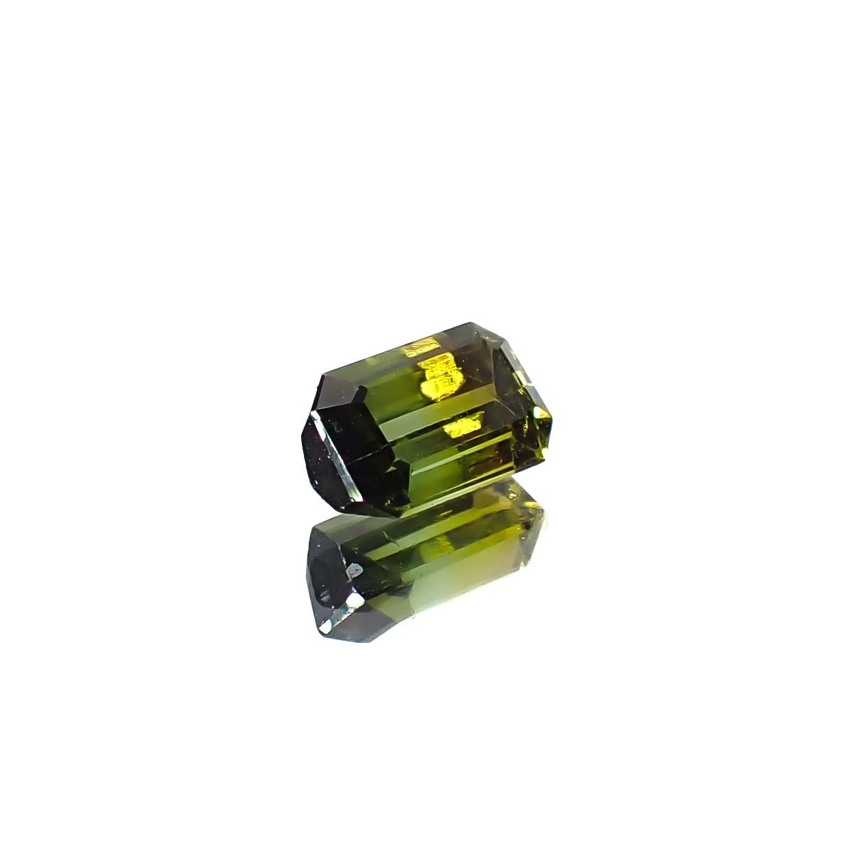 バイカラートルマリン アフガニスタン産 0.75ct [250730926]6.4x4.1mm前後