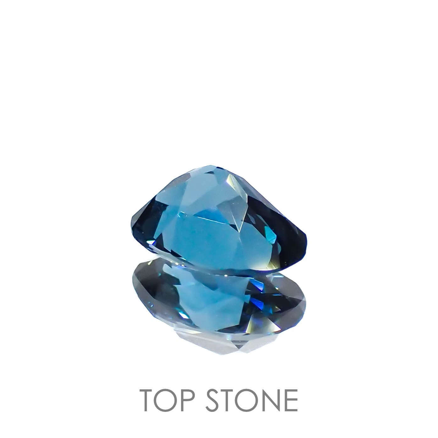 ロンドンブルートパーズ ブラジル産 1.24ct[221219312]7.8x5.9mm前後