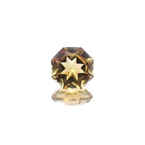 ◇オクタゴンカット◇イエロートルマリン(宝石名トルマリン)ブラジル/アフリカ産 識別済 0.27ct / 4x4mm前後 [260424206]