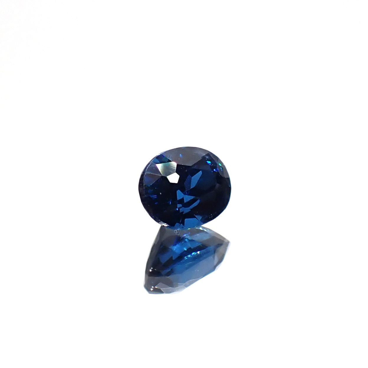 コバルトブルースピネル(宝石名ブルー・スピネル)タンザニア産 0.455ct ソ付(日独)[250730808]4.84x3.81mm前後