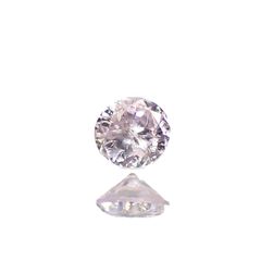 ピンクダイヤモンド(宝石名ダイアモンド I-2/VERY LIGHT PINK) 0.039ct ソ付(CGL)[230120143]2.12x2.17mm前後