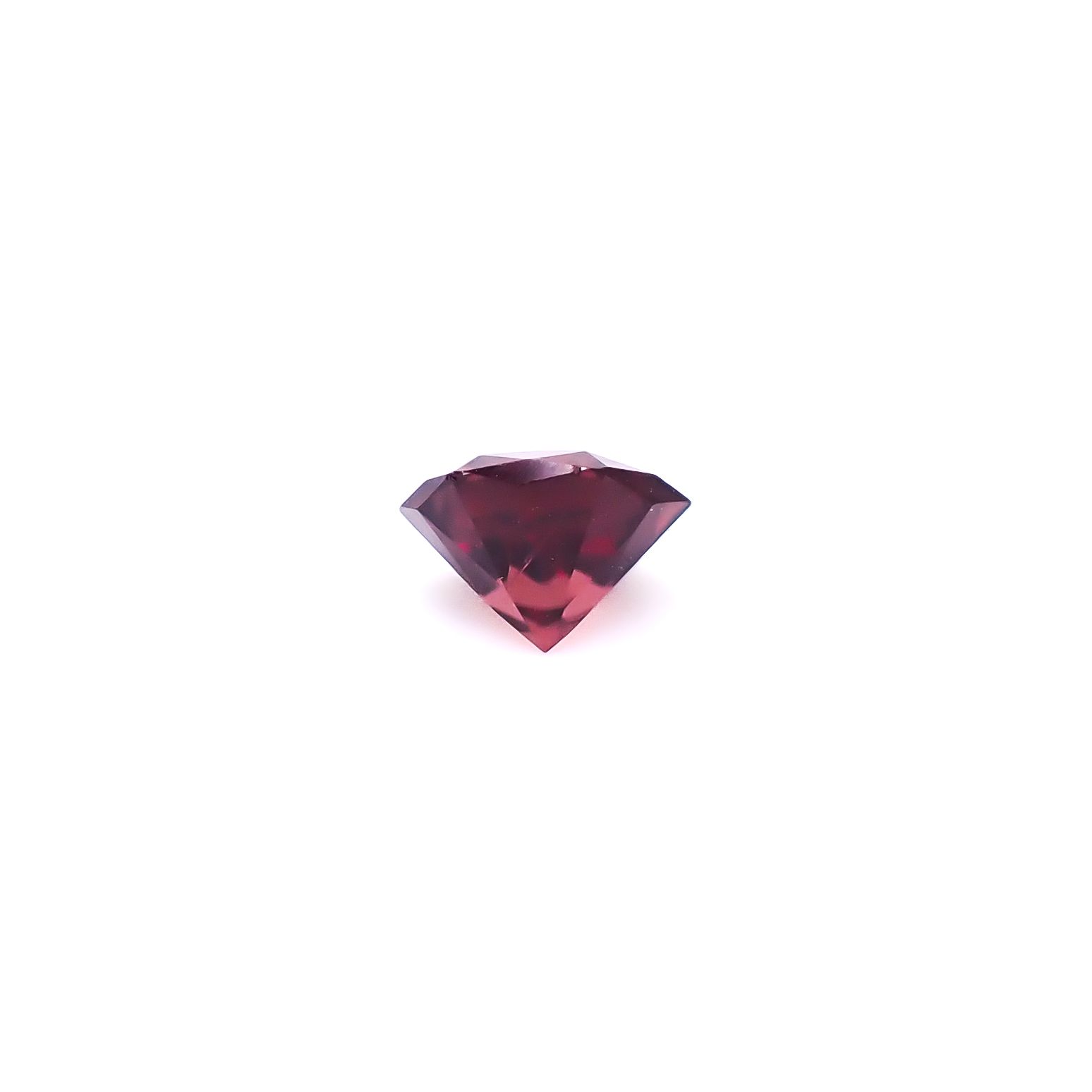 ◇ヘキサゴンカット◇レッドジルコン(宝石名ジルコン)スリランカ/カンボジア産 識別済 0.71ct / 4.8x4.8mm前後 [260732556]