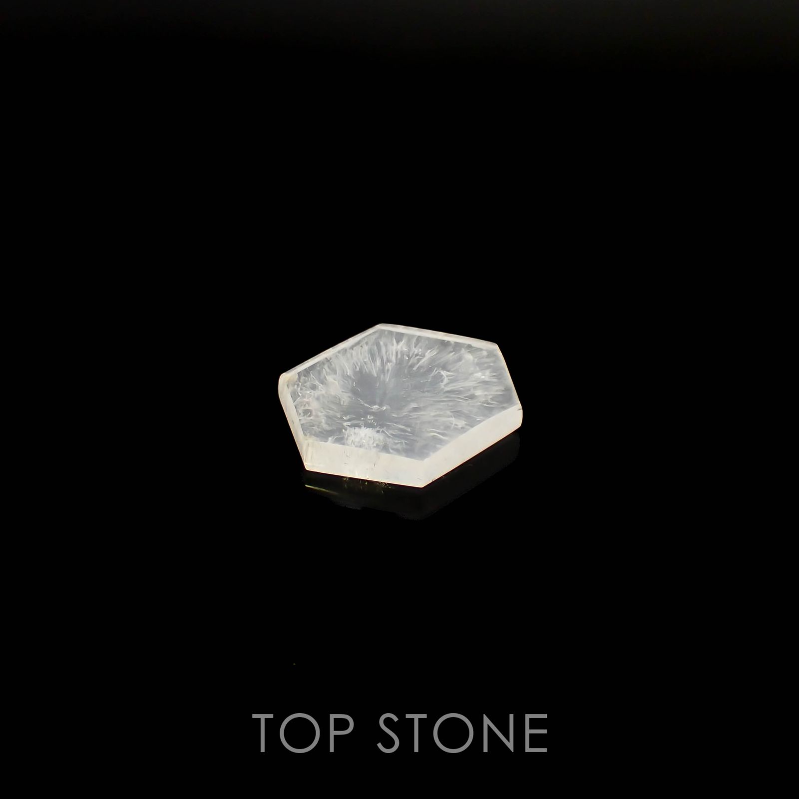 トラピッチェクォーツ 偏光板2枚付き コロンビア・ボヤカ産 30.76ct[230220812]26.5x23.2mm前後