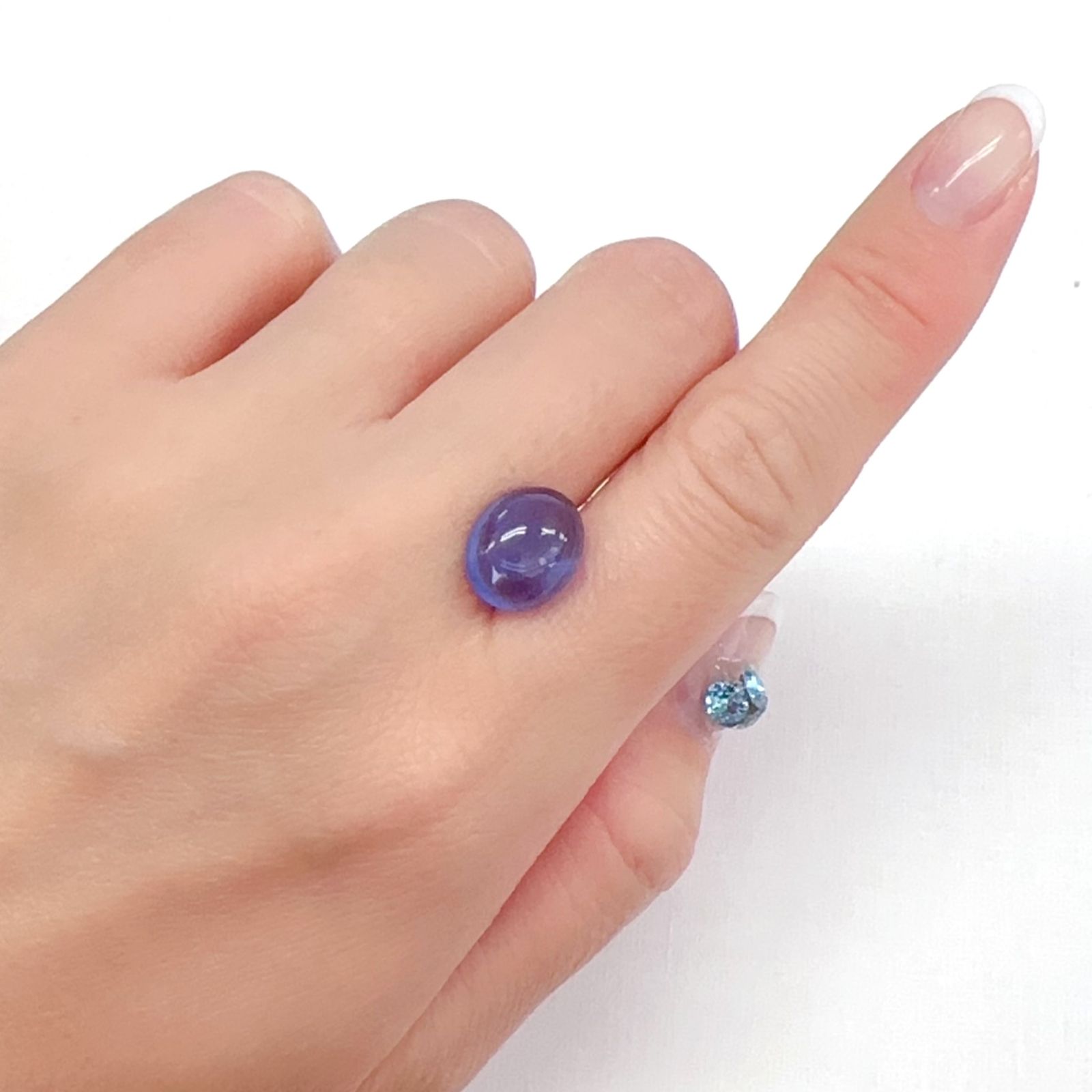 カラーチェンジフローライト ブラジル産 6.50ct[240326730]12.1x10.2mm前後