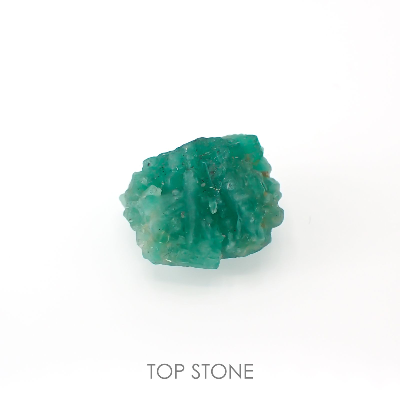 エメラルド(宝石名エメラルド) コロンビア産 原石・結晶 5.25ct 識別済[211013644]12.7×11.1mm前後