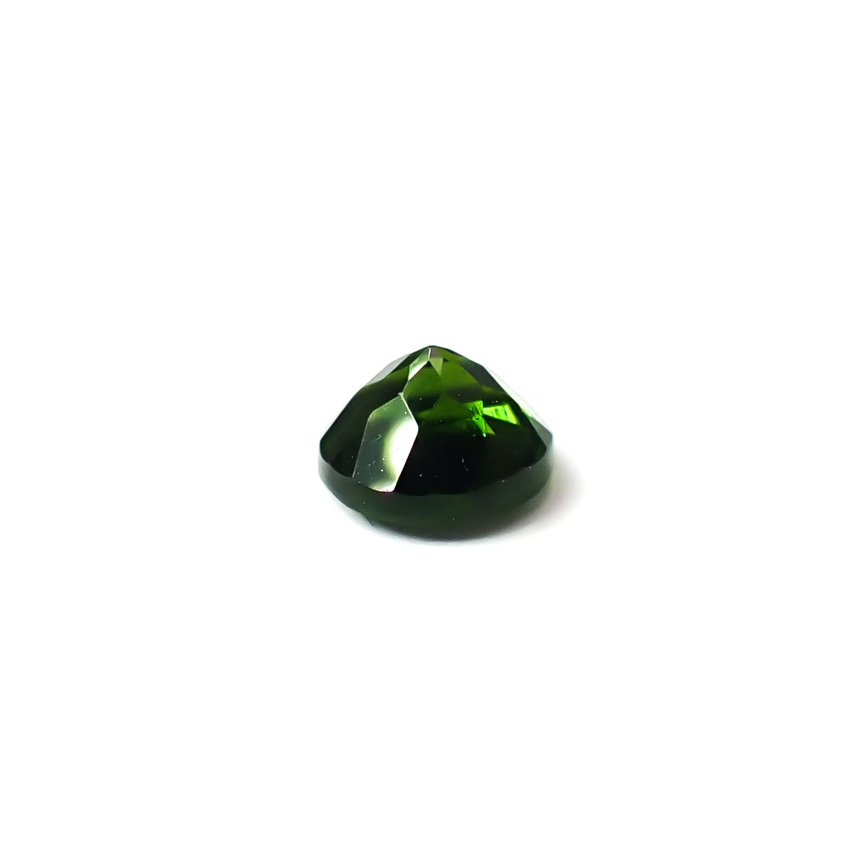 クロムダイオプサイド(宝石名クロム・ダイオプサイド)ロシア産 識別済 0.60ct / 5.1x5.1mm前後 [260432096]