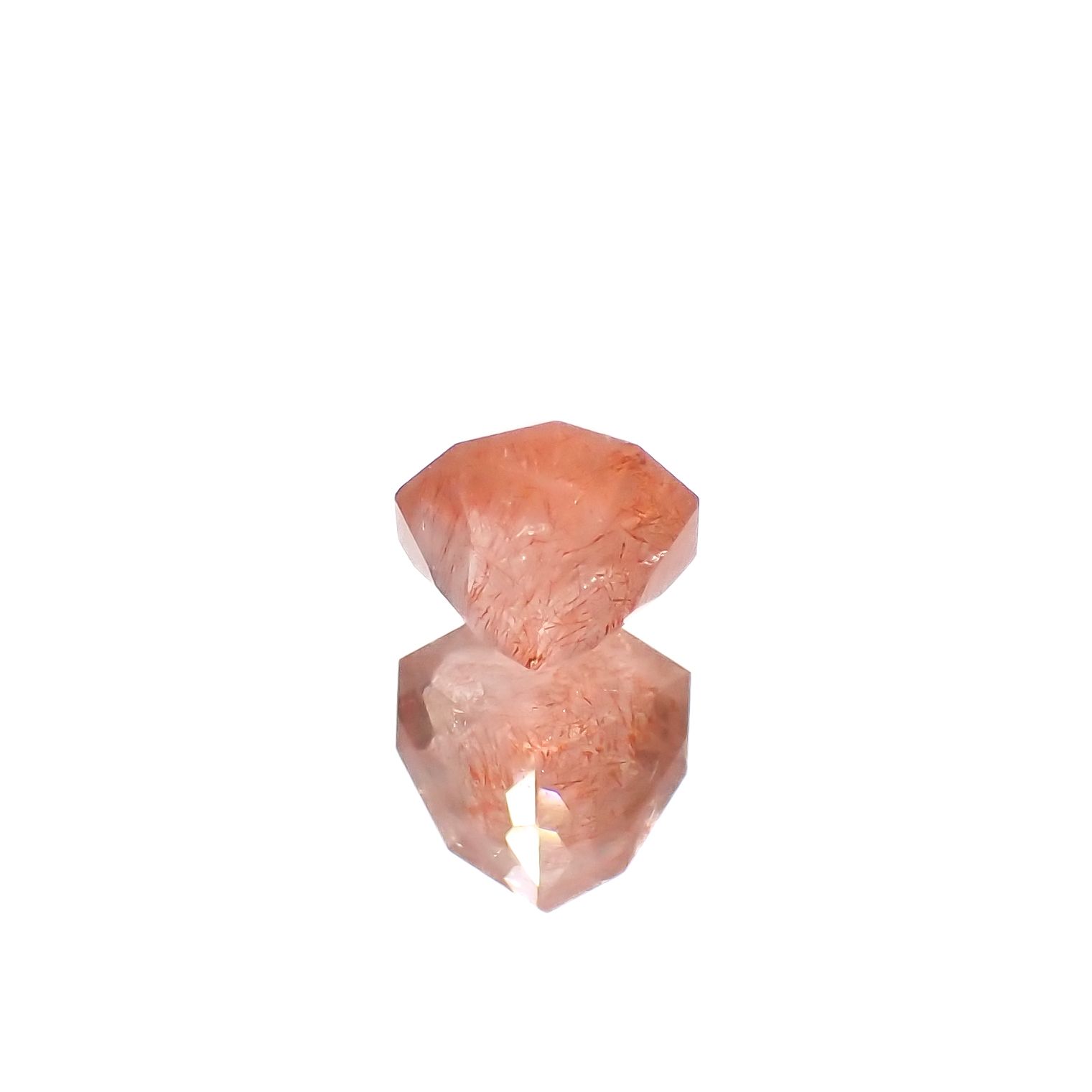 ◇カスタムカット◇ストロベリークォーツ カザフスタン産 0.87ct[240125489]6.3x6.3mm前後