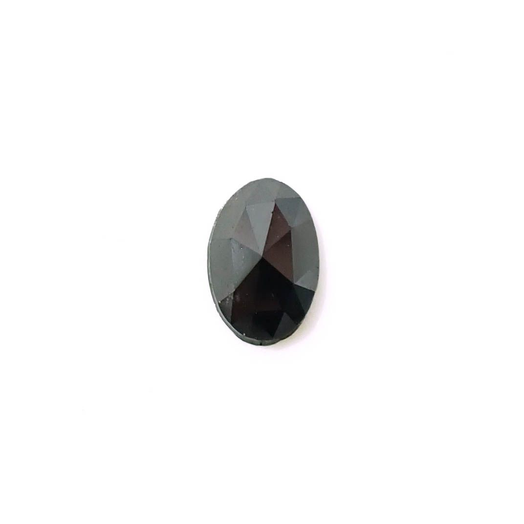 ◇ローズカット◇ブラックダイヤモンド ジンバブエ産 0.58ct / 6.5x4.3mm前後 [251131321]