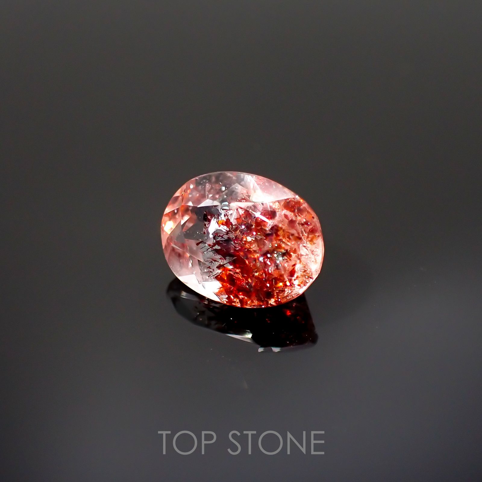 ファイヤークォーツ ナイジェリア産 1.98ct[220114746]9.3x7.1mm前後