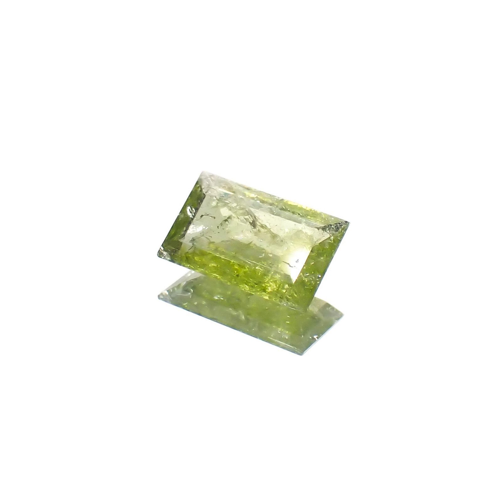 イリデッセンスクロムトルマリン(宝石名トルマリン)ケニア産 識別済 0.60ct / 7.2x4.6mm前後 [221119093]