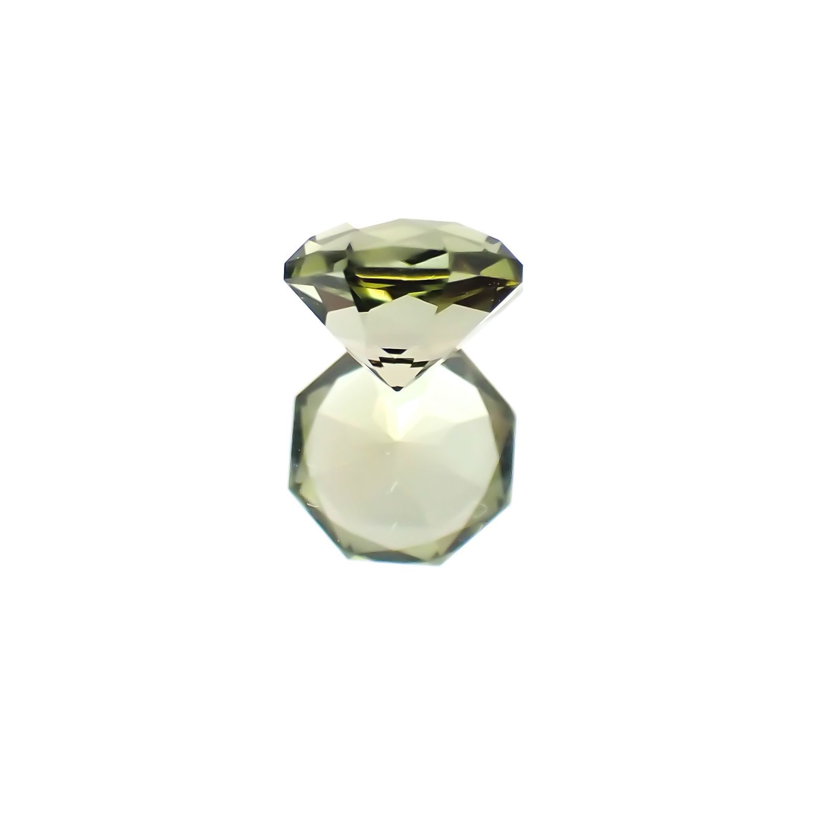 ◇オクタゴンカット◇グリーントルマリン SA(宝石名グリーン・トルマリン)ブラジル産 0.57ct 識別済[231124199]5.1x5mm前後
