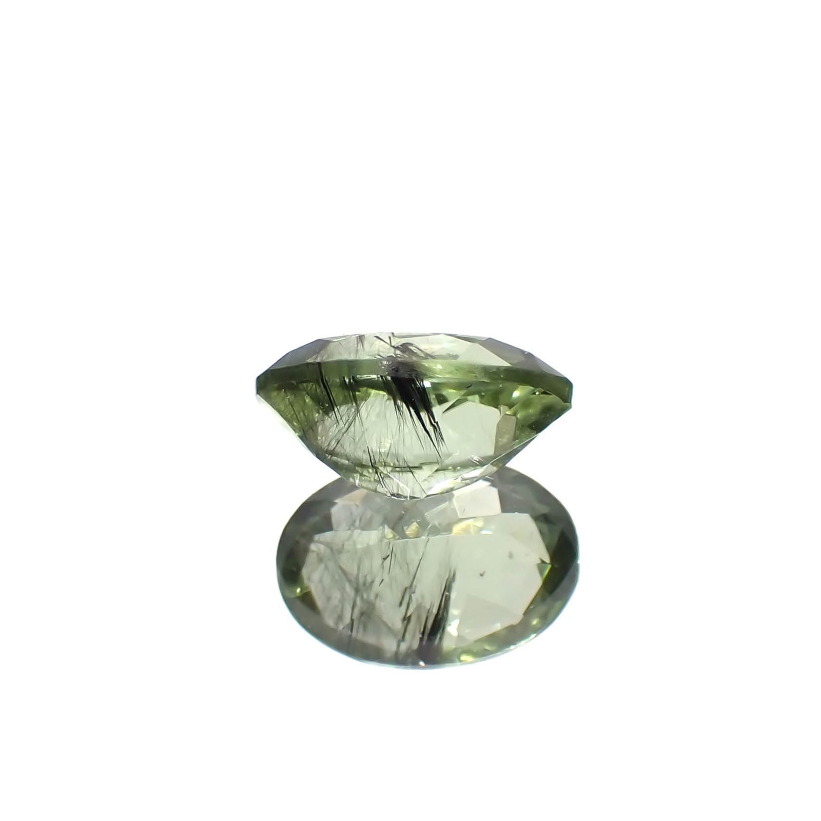 ルドウィジャイトインペリドット パキスタン産 1.66ct[221219514]8.8x6.2mm前後