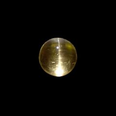 イエローベリルキャッツアイ(宝石名イエロー・ベリル キャッツアイ)ブラジル産 2.68ct 識別済[220917876]9x9mm前後