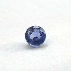 カシミールサファイア非加熱(宝石名バイオレットブルー・サファイア)インド・カシミール地方産 GIA鑑付 0.35ct / 3.8x3.87mm前後 [260933203]