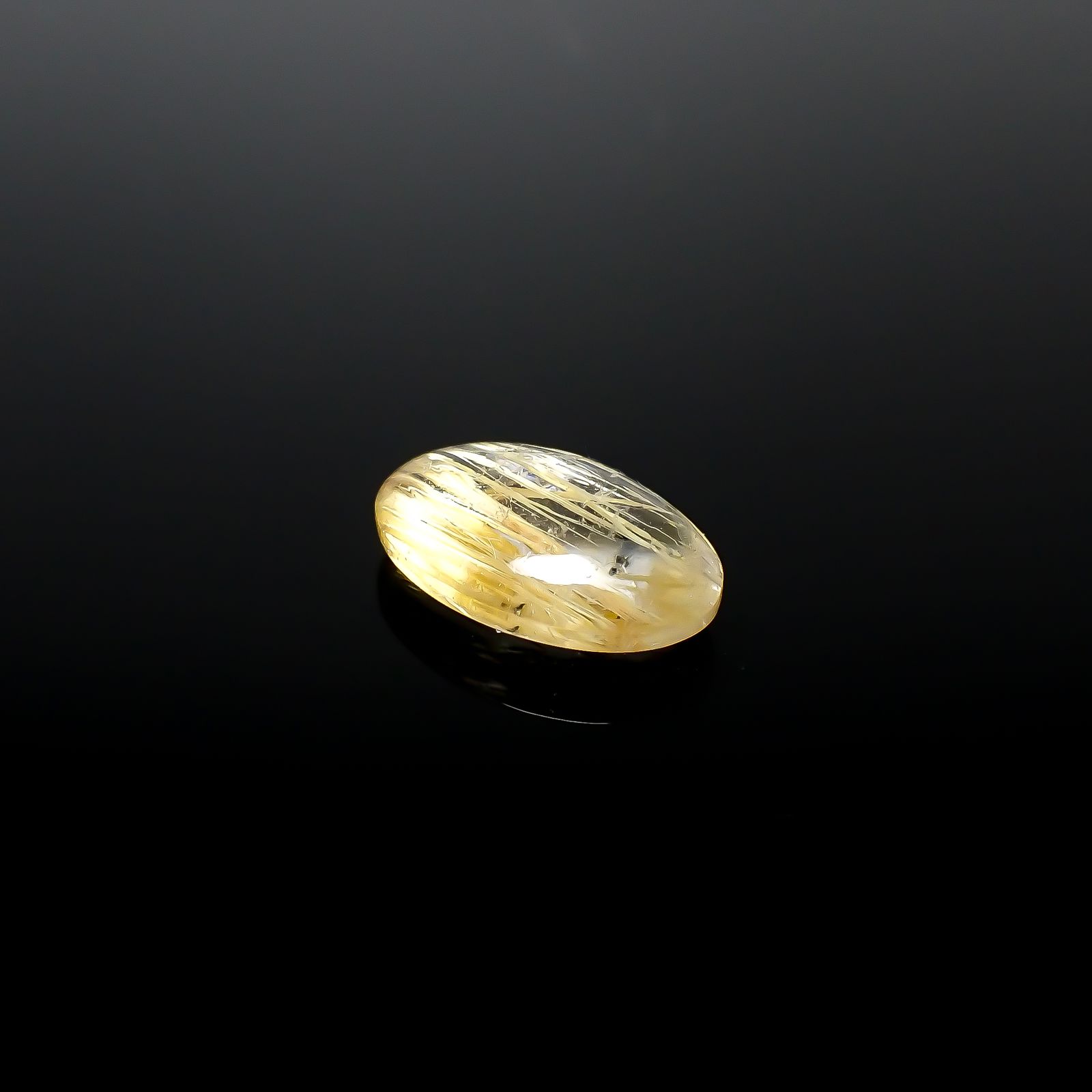 タイチンルチルクオーツ ブラジル産 3.94ct[240427318]14x9mm前後