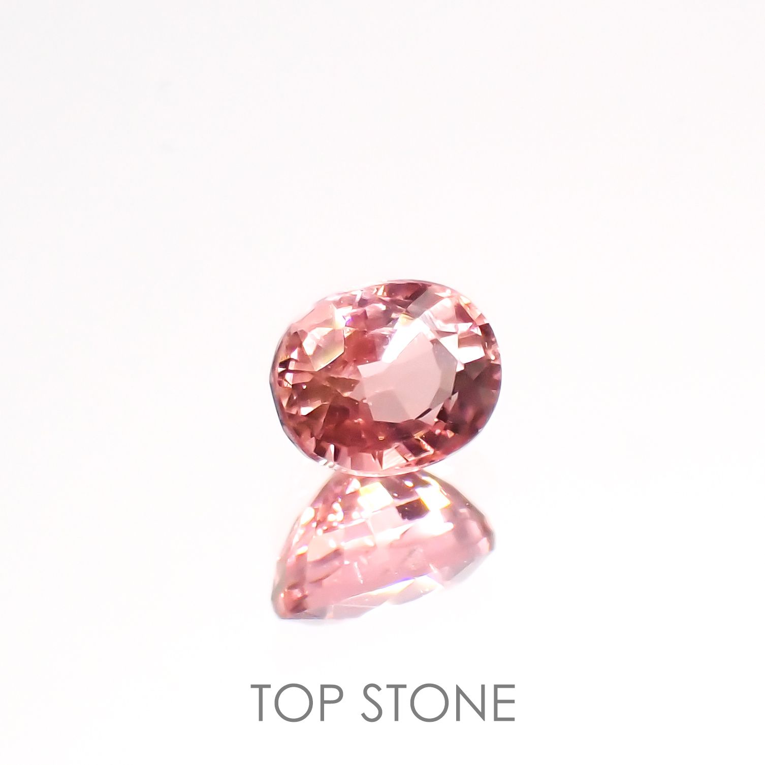 ローズピンクトルマリン(宝石名ピンク・トルマリン)ブラジル/アフリカ産 0.62ct 識別済[220114865]5.5x4.3mm前後