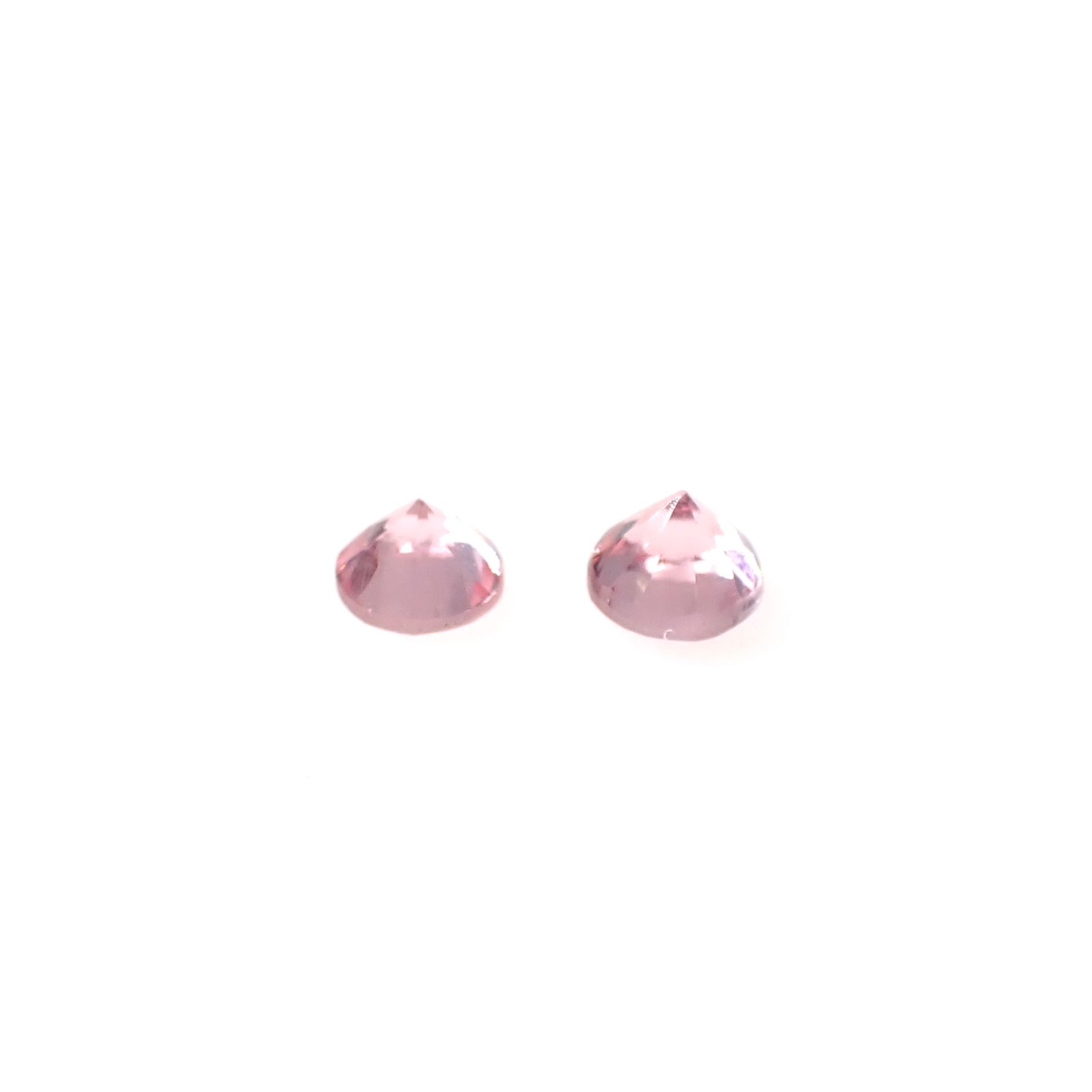 ◇ペアセット◇ピンクスピネル タンザニア産 0.43ct(2pcs合計) [250730789]3.5x3.4mm前後