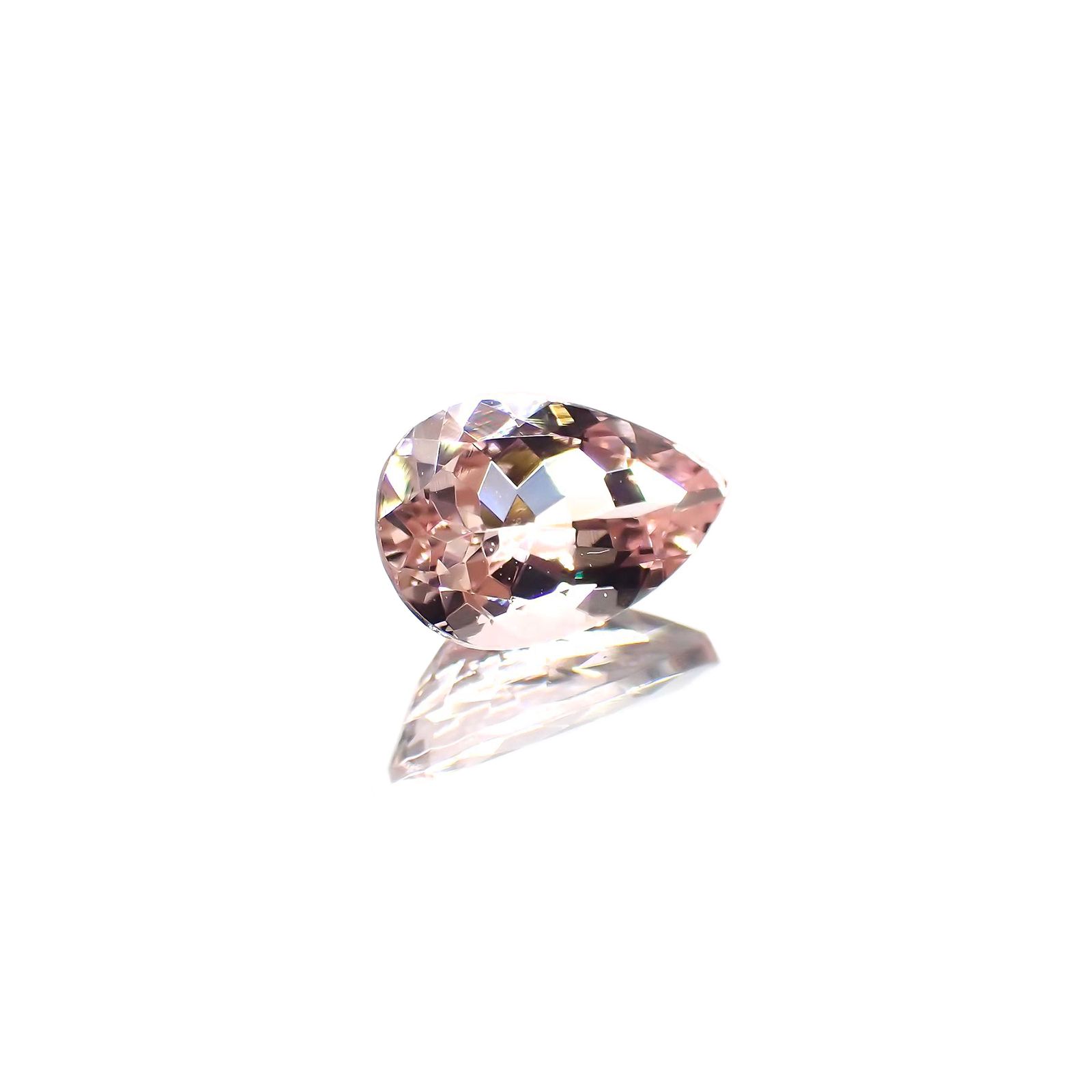 モルガナイト(宝石名モルガナイト)ナイジェリア産 1.08ct 識別済[220114004]9.1x6.2mm前後