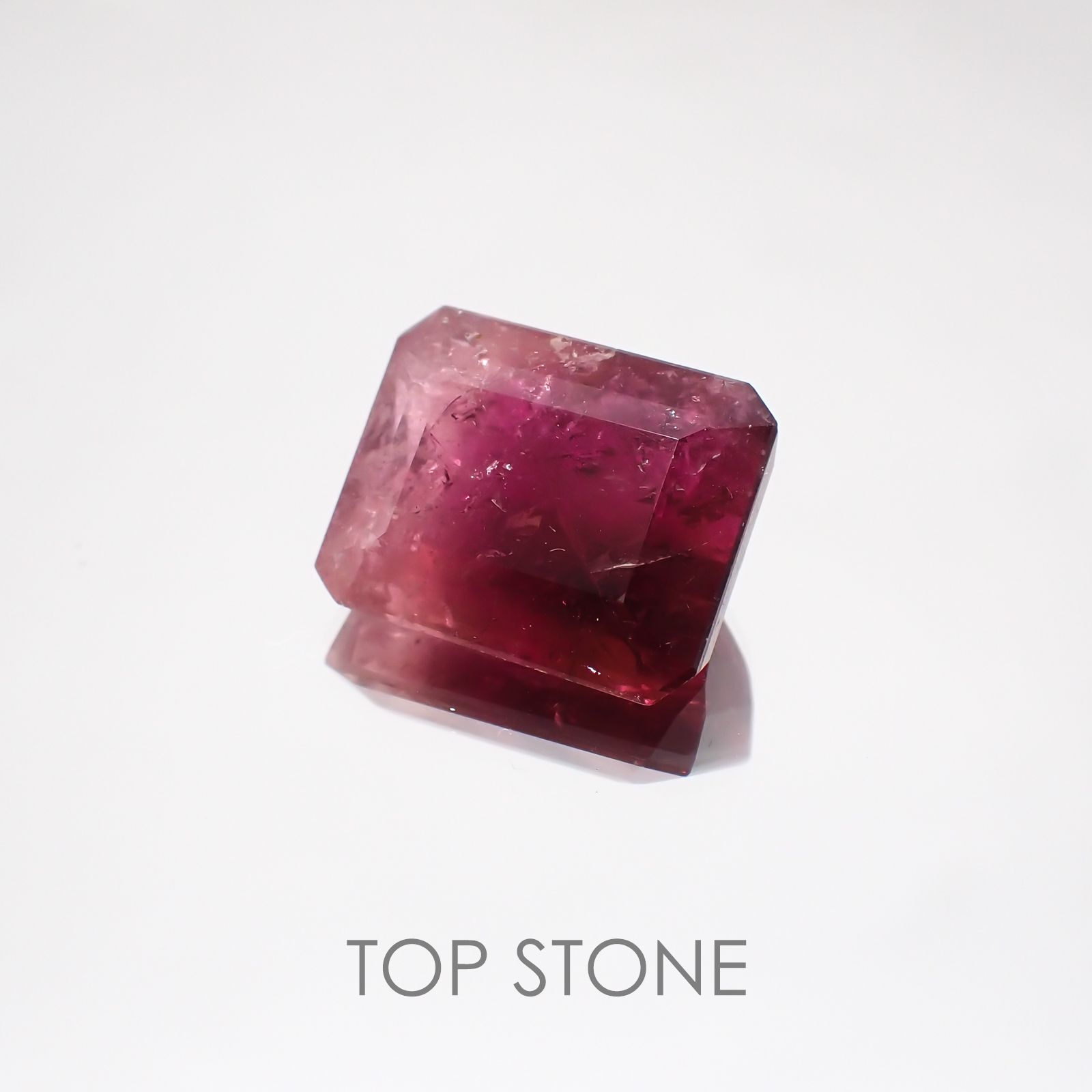 バイカラートルマリン(宝石名バイカラー・トルマリン)ブラジル産 13.589ct ソ付(彩珠)[220717190]15.8x12.6mm前後