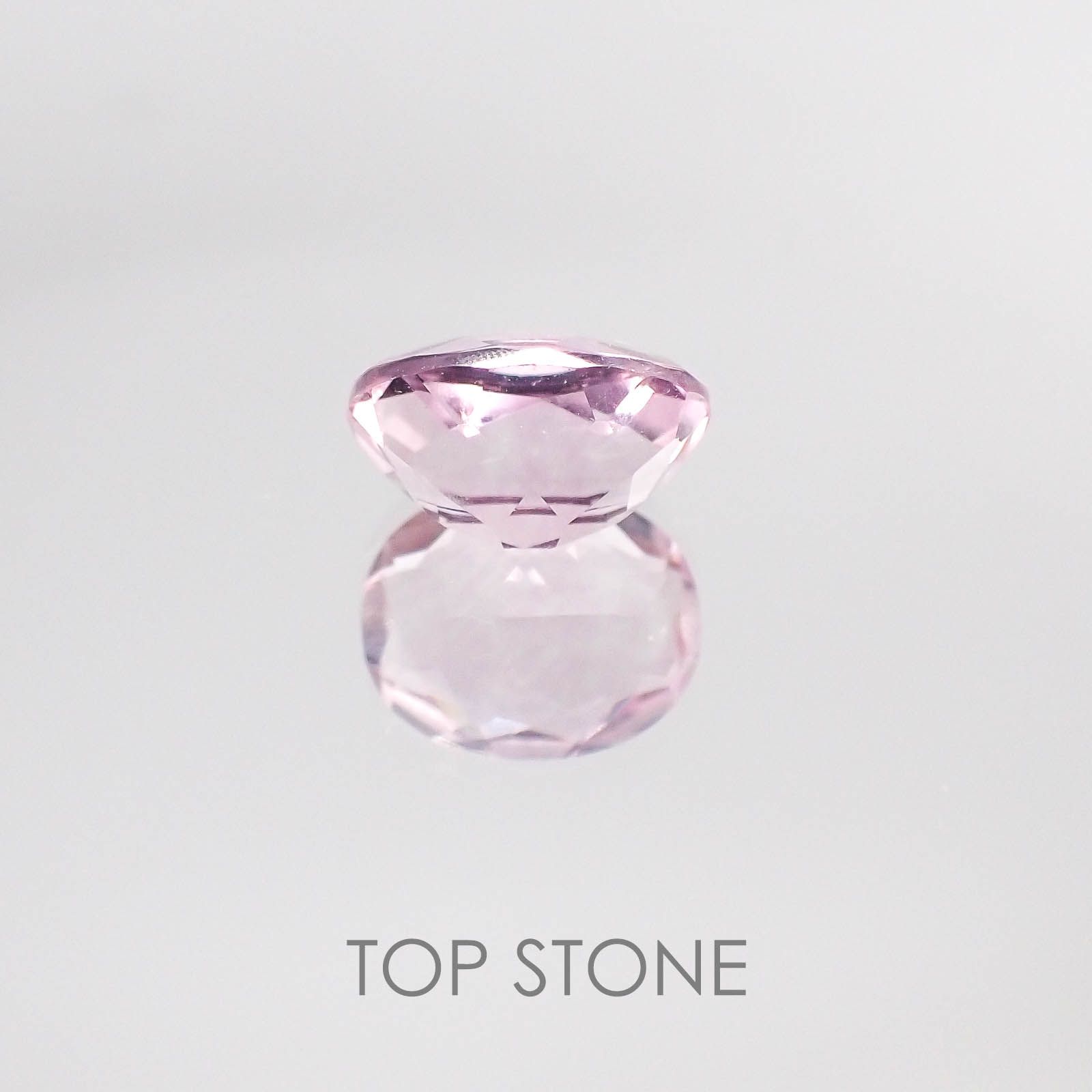 ピンクフローライト(宝石名ピンク・フルオライト) ブラジル産 3.29ct 識別済[20084736]10.2×8mm前後