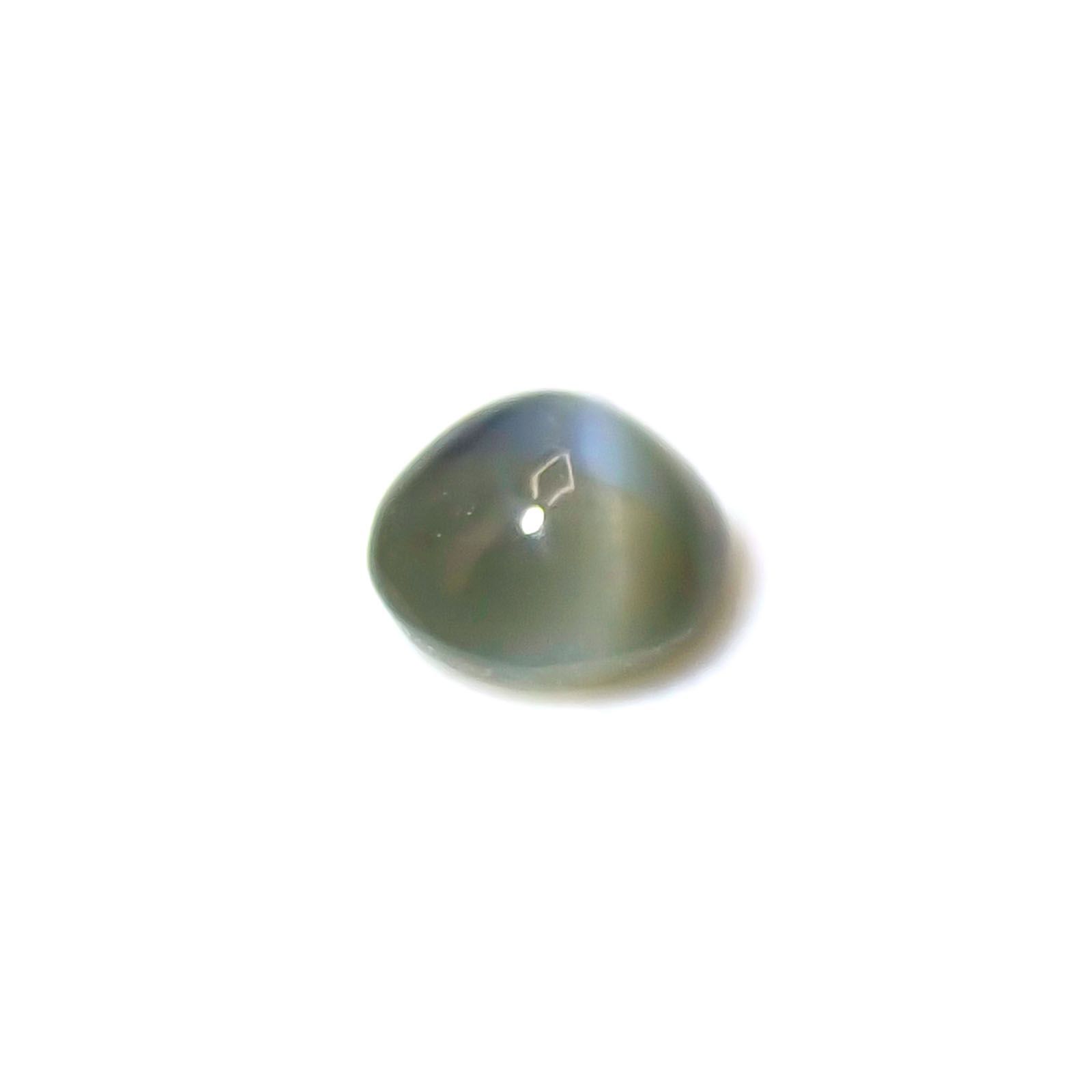 アレキサンドライトキャッツアイ(宝石名アレキサンドライト・キャッツアイ) インド産 0.13ct 識別済[20096149]3×2.9mm前後
