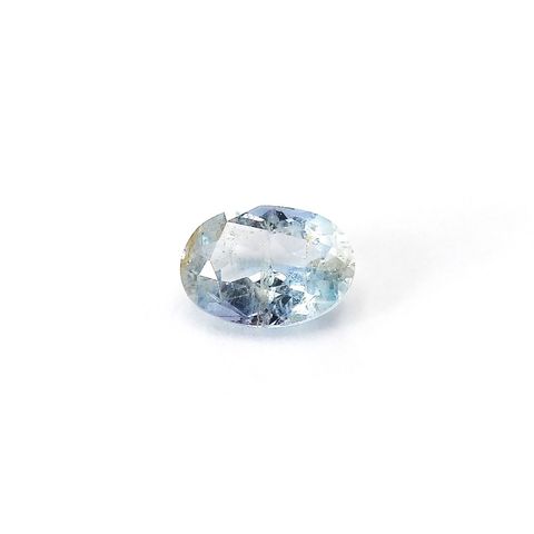 ジェレメジェバイト(宝石名エレメジェバイト)ナミビア産 ソ付(彩珠) 0.759ct / 6.9x4.9mm前後 [220817285]