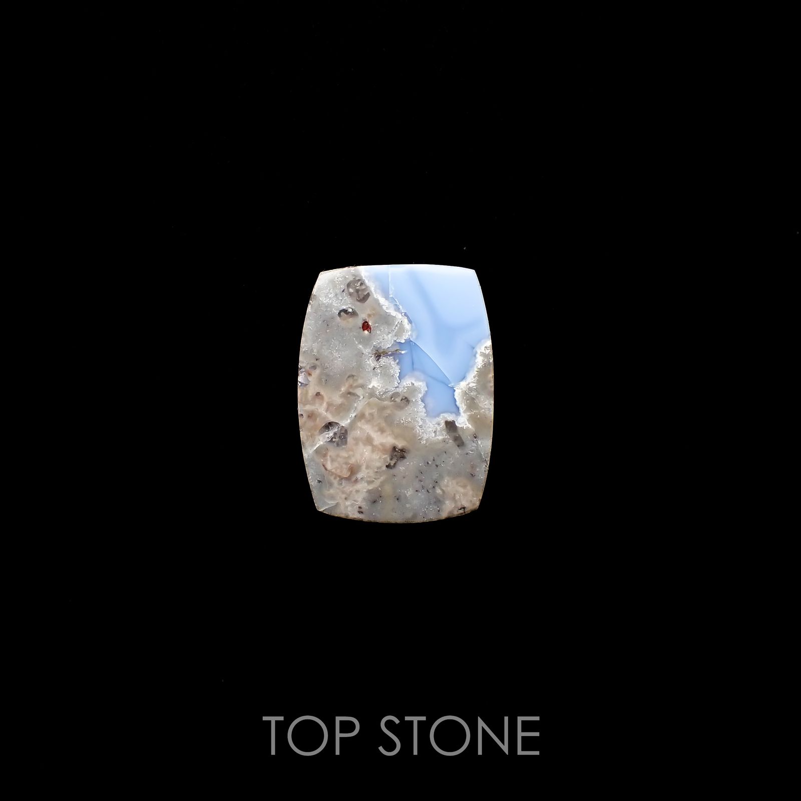 マトリックスブルーオパール アメリカ・オレゴン州産 3.92ct[220917813]14.7x11.1mm前後