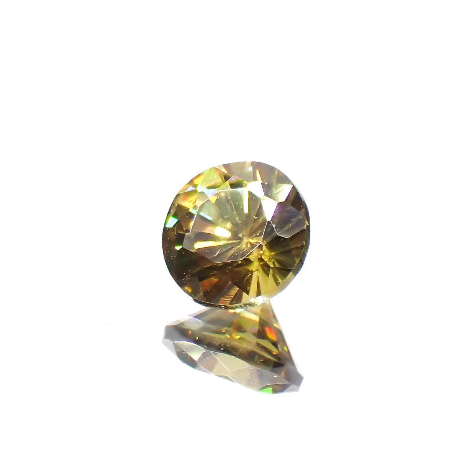 アンドラダイトガーネット(宝石名アンドラダイト・ガーネット)ナミビア共和国産 0.47ct 識別済[230421387]4.5x4.5mm前後