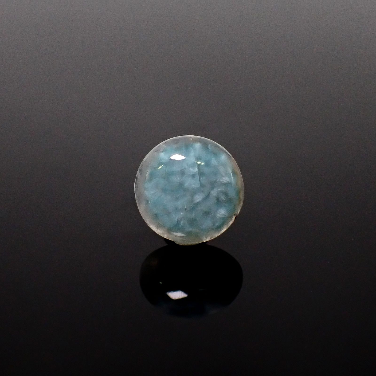 パライバクォーツ ブラジル産 4.73ct / 12x11.9mm前後 [260331859]