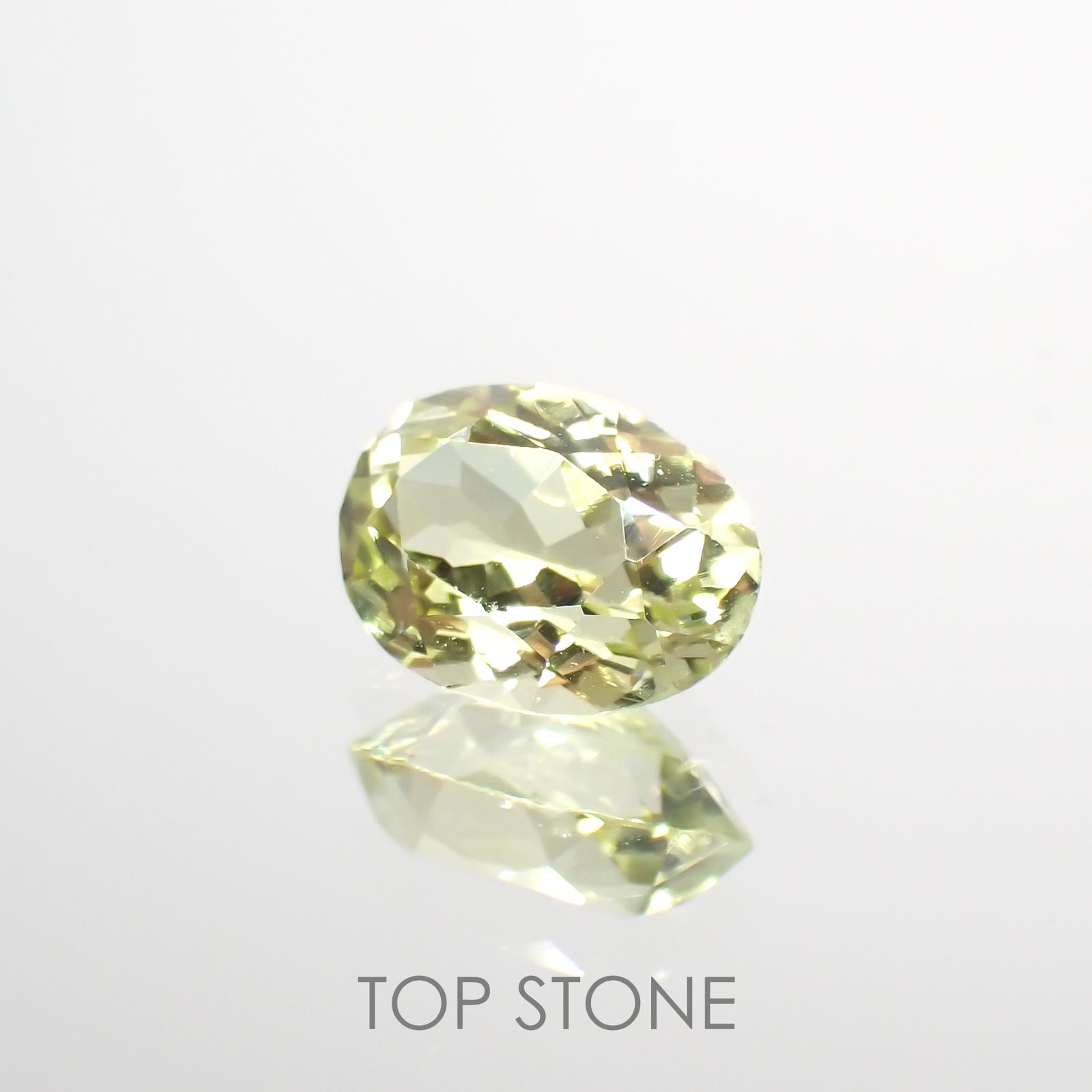 シリマナイト(宝石名シリマナイト)インド産 1.28ct 識別済[211113692]7.8x5.8mm前後