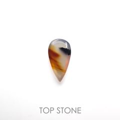 モンタナアゲート アメリカ・モンタナ州産 8.47ct[220716775]22.9x12.2mm前後
