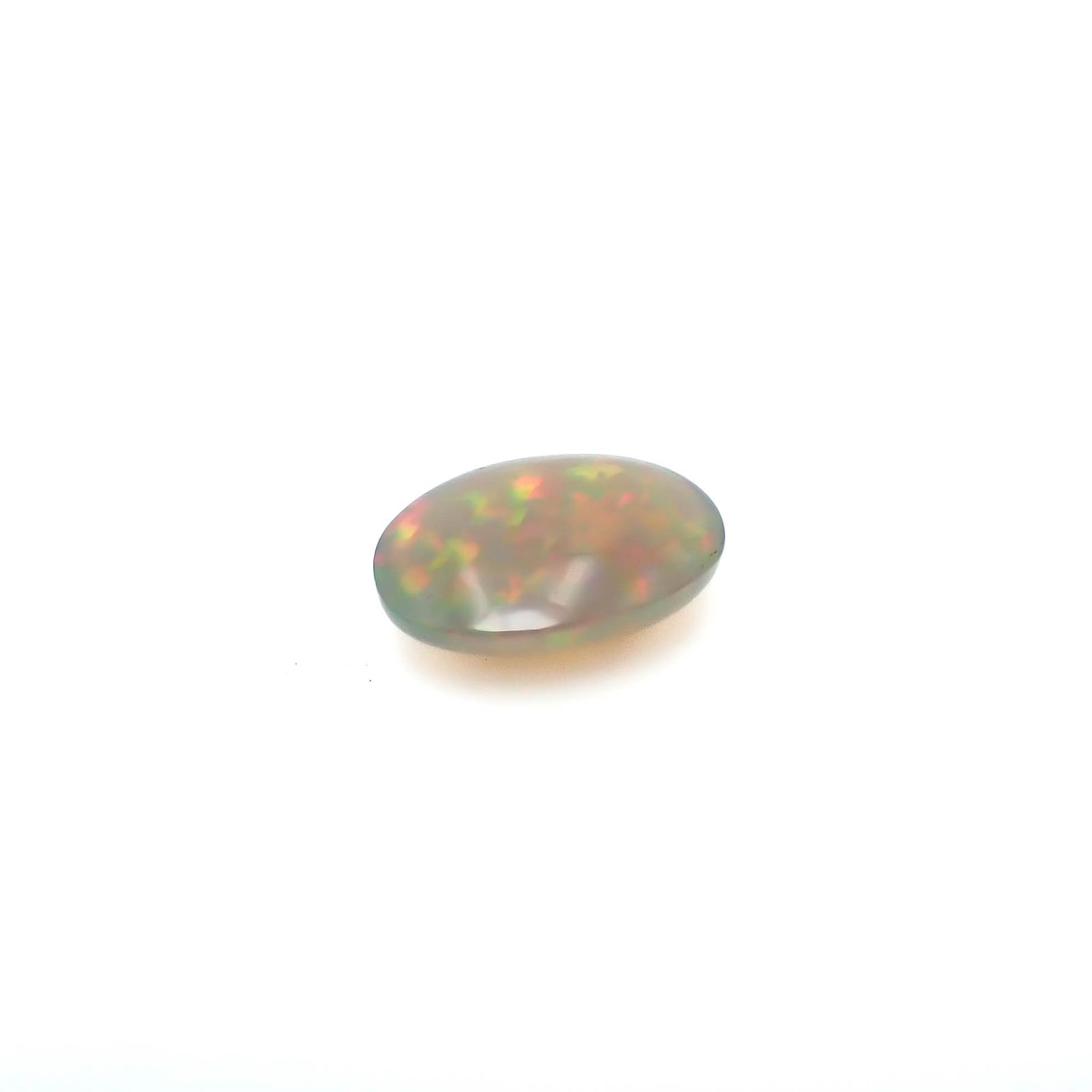 ブラックオパール(宝石名オパール/加熱処理)エチオピア産 4.73ct 識別済[240226259]15.8x11.4mm前後