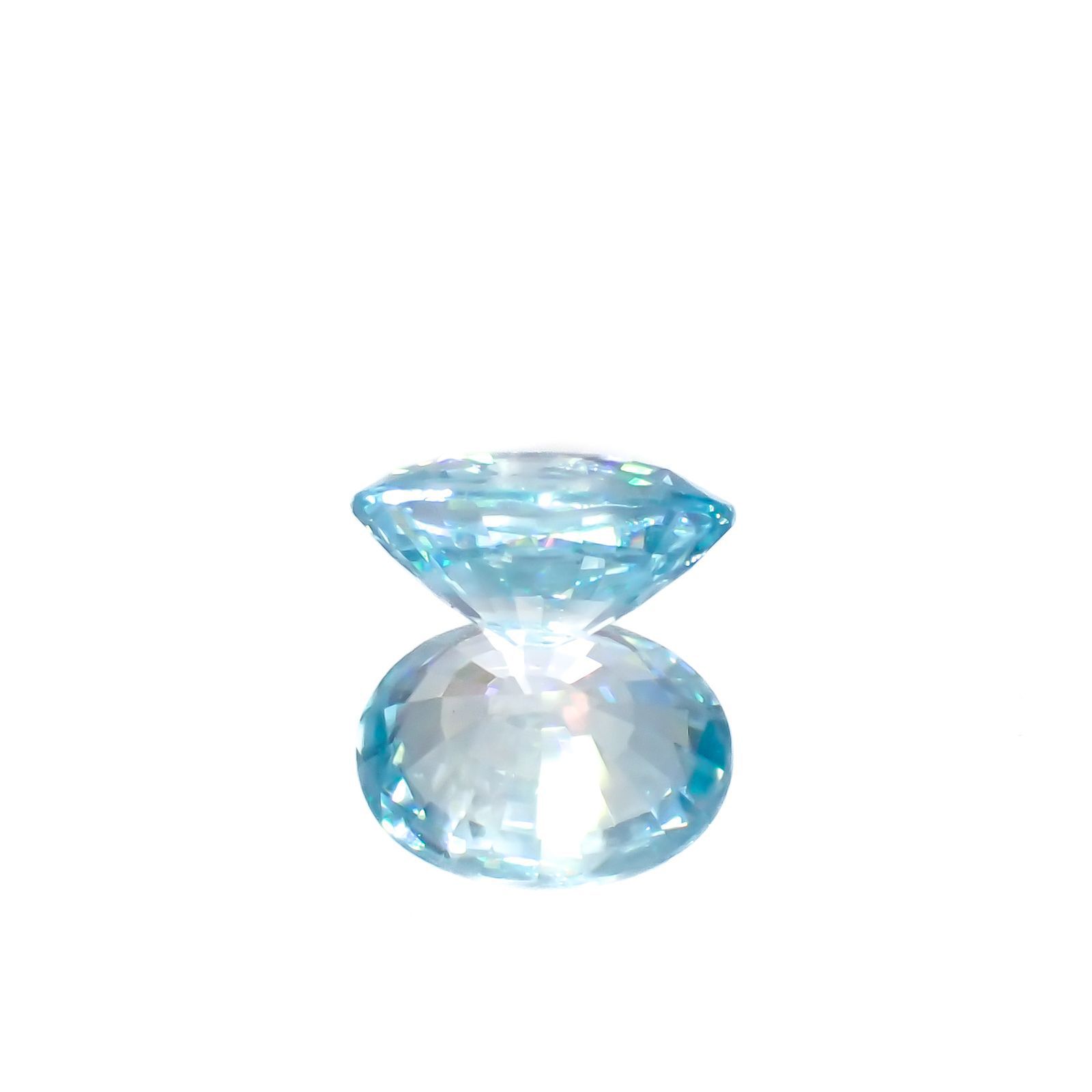 バイカラーブルージルコン カンボジア産 1.86ct[230320983]8x6.1mm前後