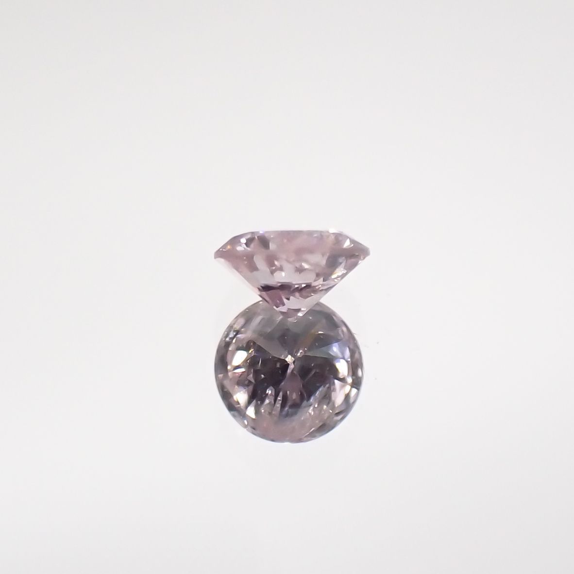 ピンクダイヤモンド(宝石名ダイヤモンド) I-2 / LIGHT PURPLISH PINK 0.073ct ソ付(CGL)[210711784]2.6×2.7mm前後