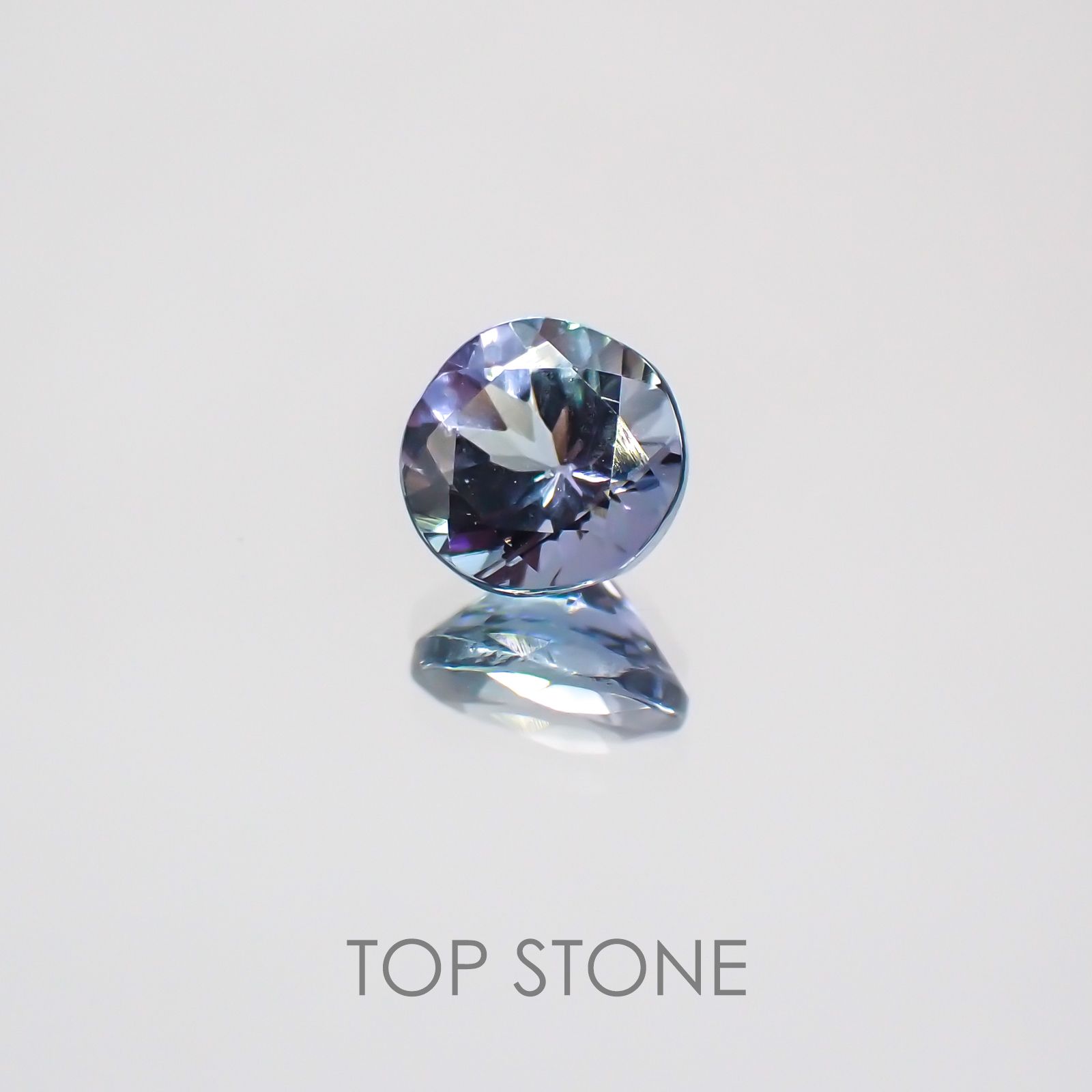 パーティーカラータンザナイト タンザニア産 ルース 0.89ct[210210051]5.9×5.9mm前後