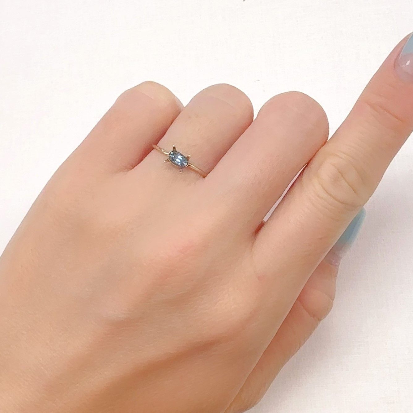モンタナサファイア アメリカ・モンタナ州産 0.30ct[240928861]4.9x3mm前後