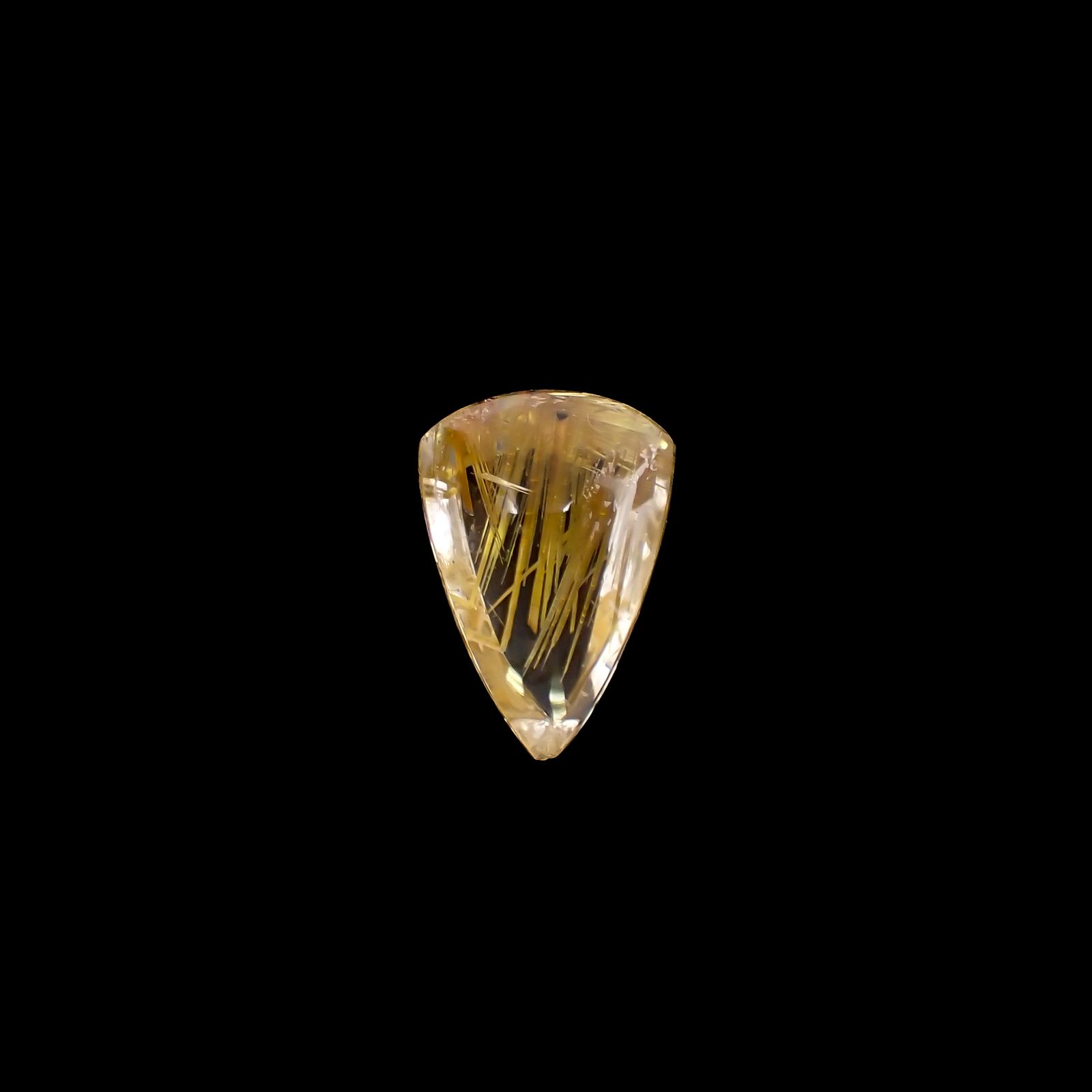 太陽ルチルクォーツ ブラジル産 8.71ct[231023676]17.3x12.1mm前後