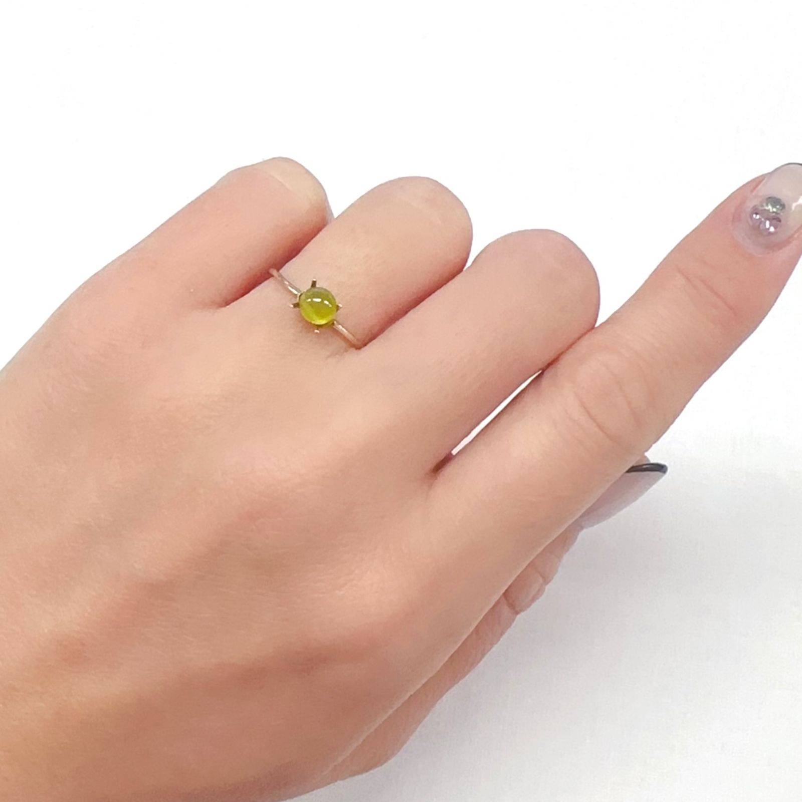 クリソベリルキャッツアイ スリランカ産 0.87ct[240226113]4.9x4.6mm前後